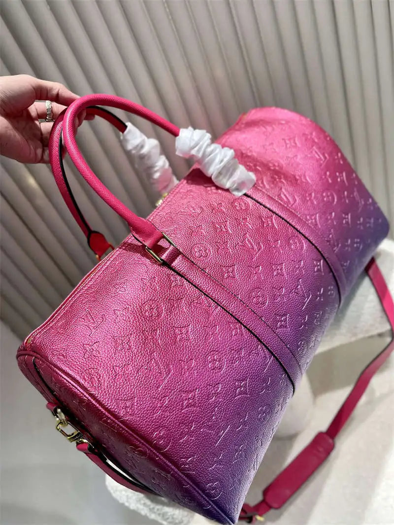 Graphic Pink Luggage