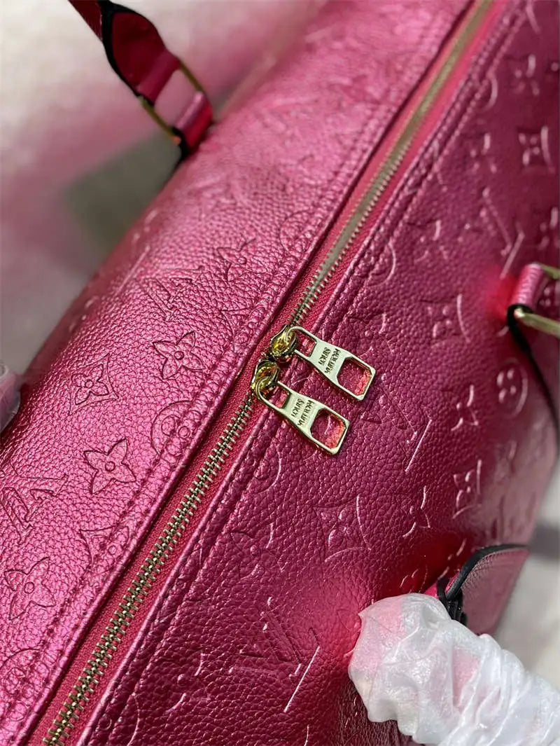 Graphic Pink Luggage